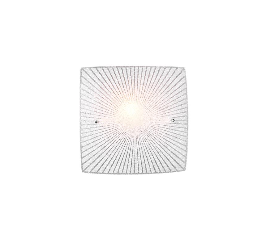 Plafón de techo Trio Elisa LED cromo 2700K 30cm 612200100