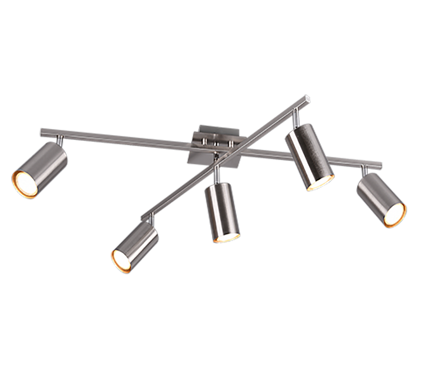 Trio Marley Matte nickel metal ceiling light 612400507