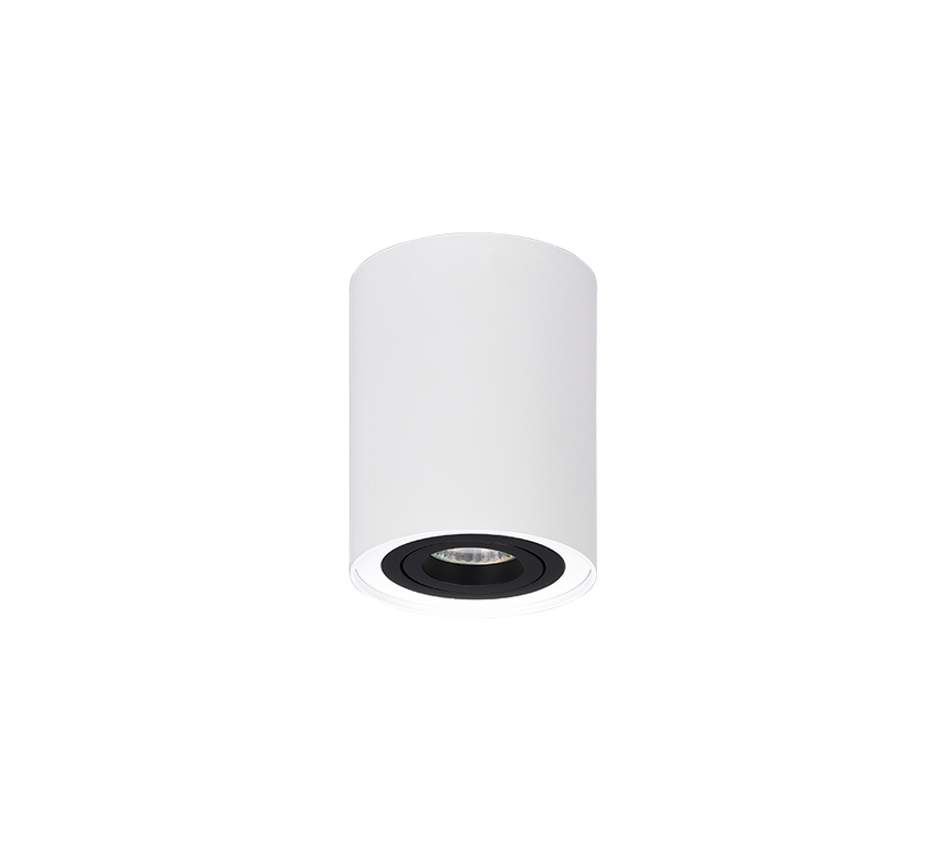Plafón de techo Trio Cookie LED black and white 3000K Ø9,6cm 612900134