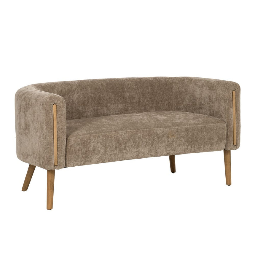 IXIA Living room sofa taupe birch wood 142x73x68 cm 614053