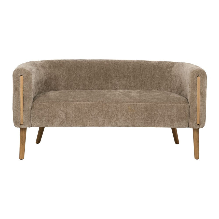 IXIA Living room sofa taupe birch wood 142x73x68 cm 614053