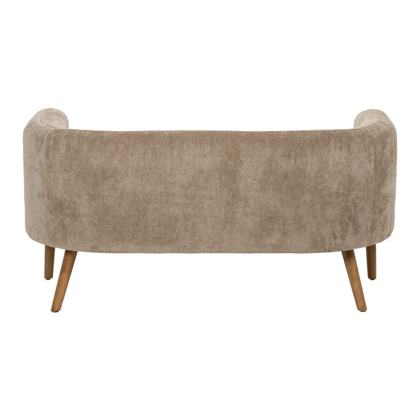 IXIA Living room sofa taupe birch wood 142x73x68 cm 614053