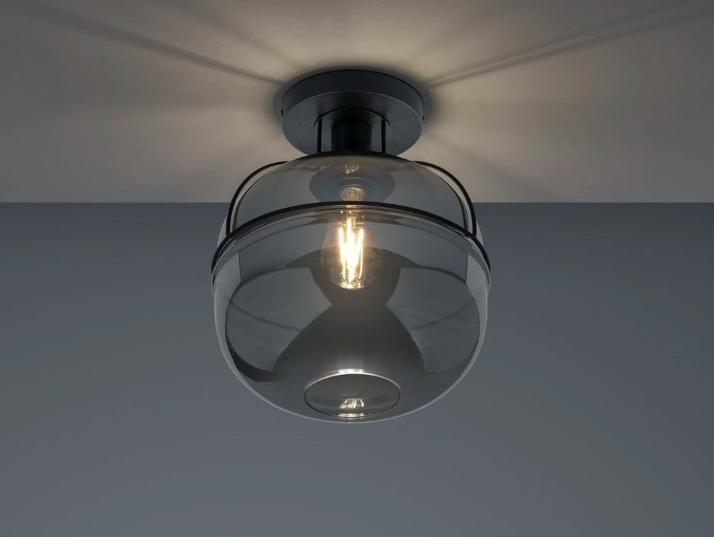 Trio Lorena black ceiling light 615190132