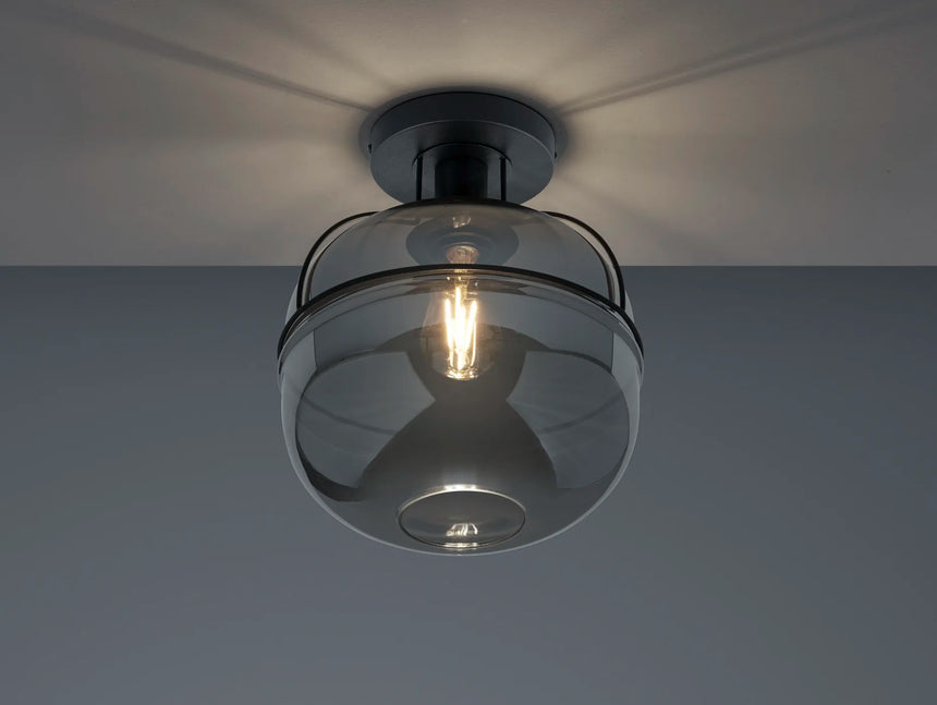 Trio Lorena black ceiling light 615190132