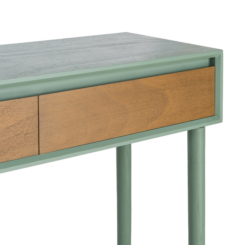 Consola de DM en verde 90x35x75 cm