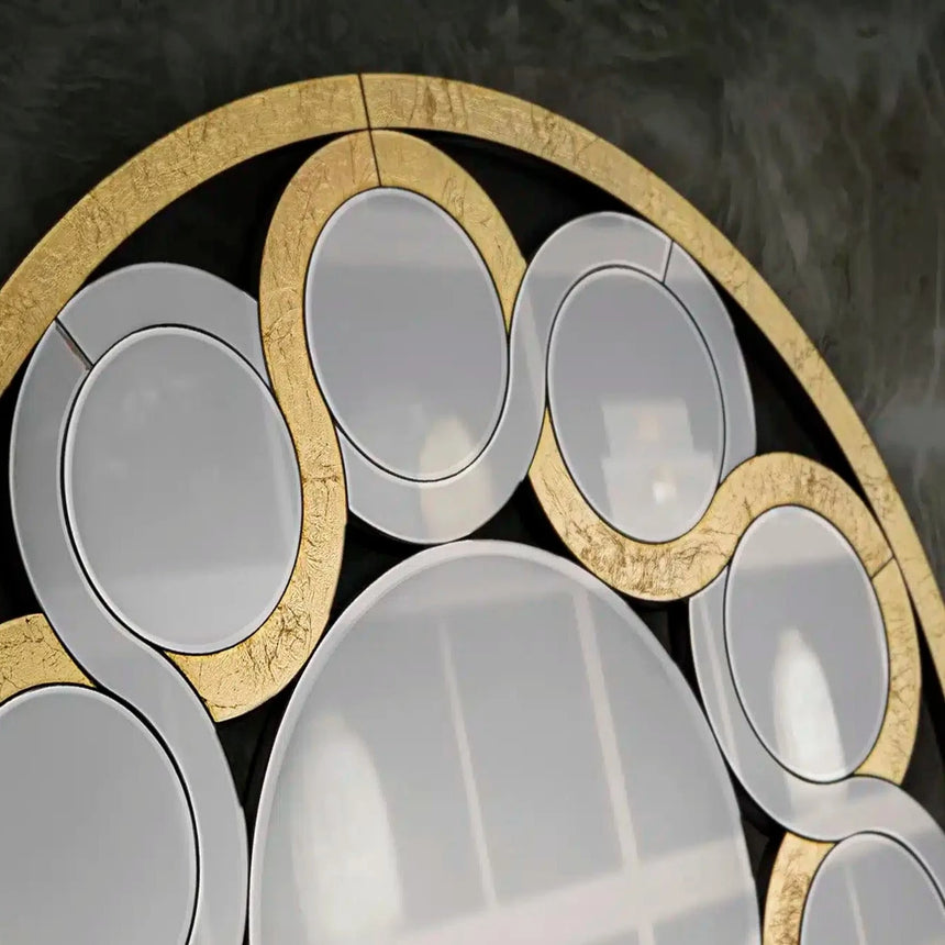 Schuller Zendaya Espejo oro 120Ø 619240