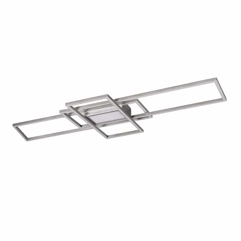 Trio Irvine Plafón LED de metal níquel mate 620010407