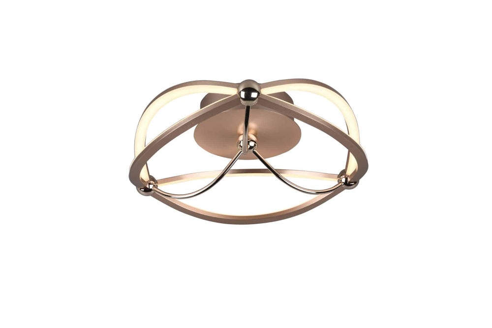 Trio Charivari Matte bronze metal LED ceiling light 621210108