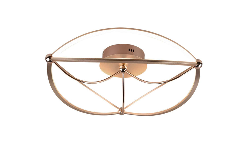 Trio Charivari Matte bronze metal LED ceiling light 621290108