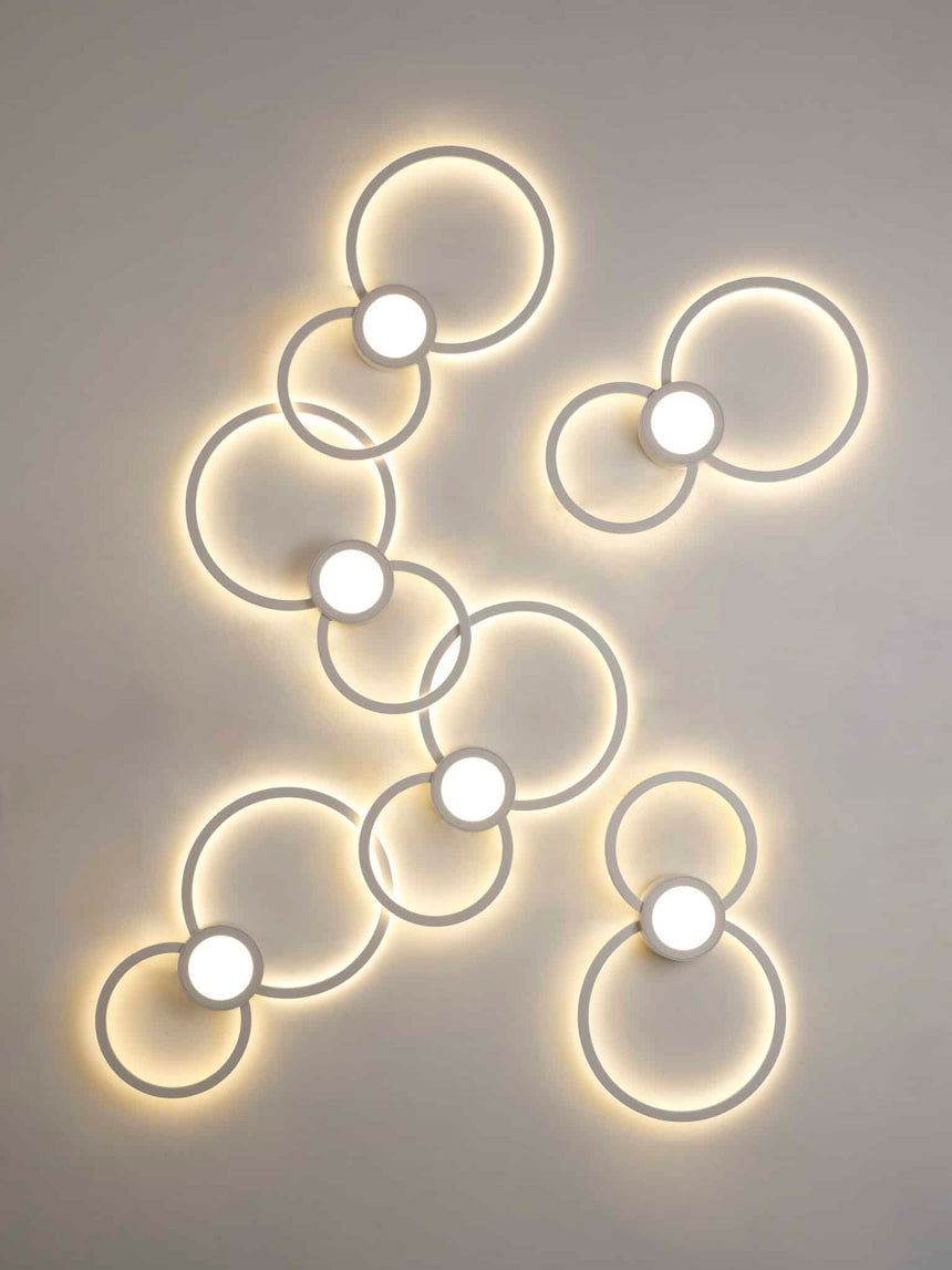Mantra Mural White Aplique LED blanco 6230