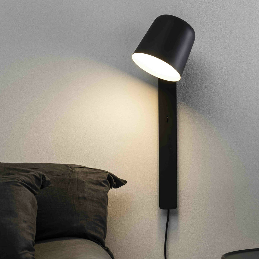Faro TILA Black wall lamp 62361