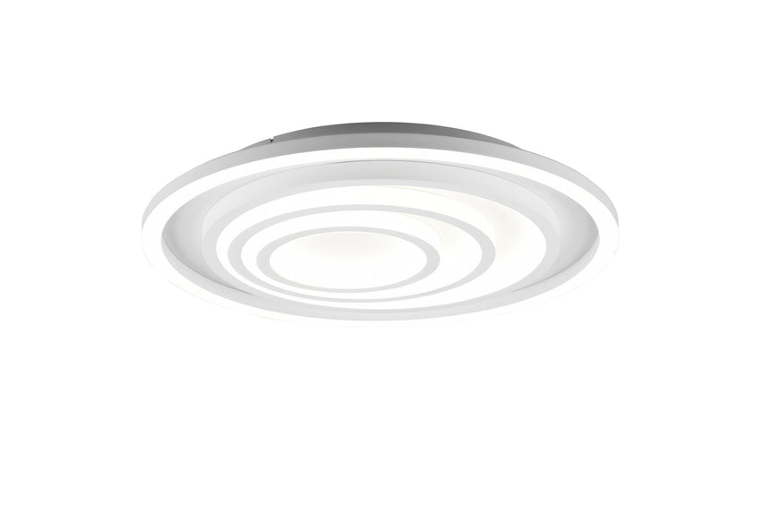 Trio Kagawa Plafón LED de metal estera blanca 625815031