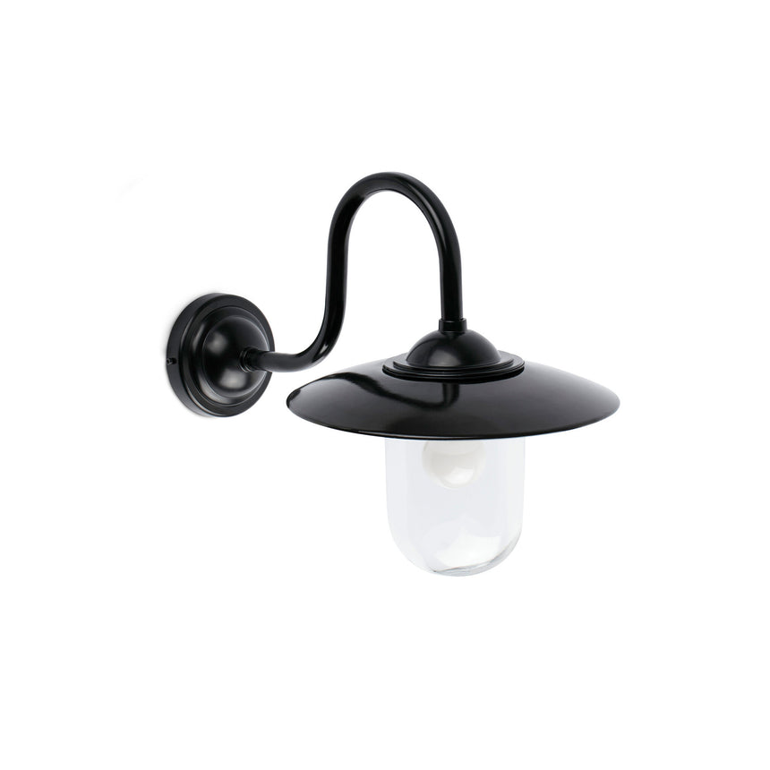 Faro Hudson  Aplique Negro  E27