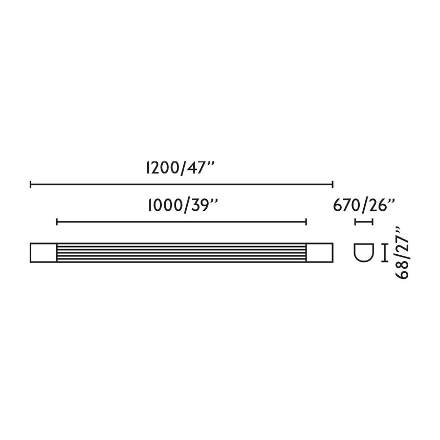 Lámpara de pared aplique Faro Kiva LED translúcido 3000K IP44 62836 - imagen 3