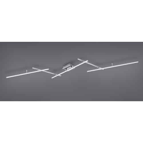 Trio Arvin Plafón LED de metal níquel mate 628410507