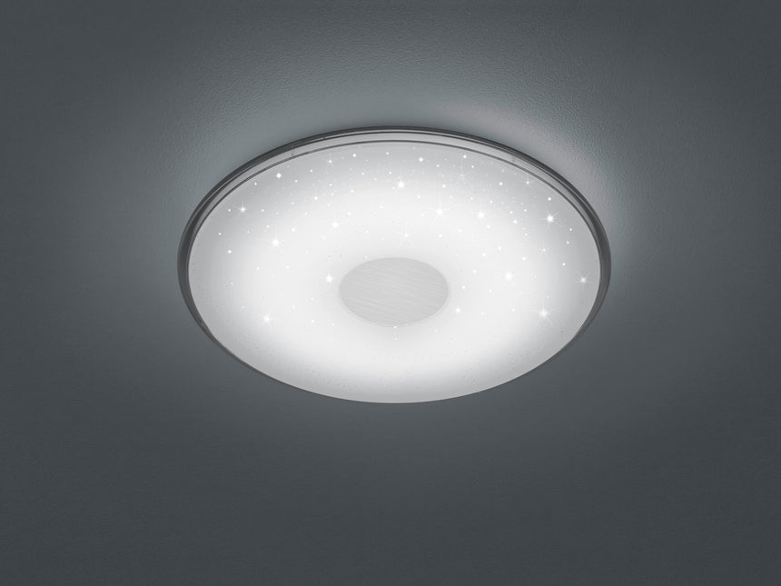 Plafón de techo Trio Shogun LED blanco CCT Ø42,5cm 628513001