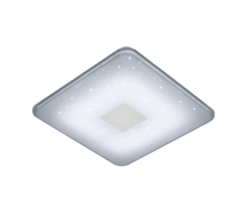 Plafón de techo Trio Samurai LED blanco CCT 42,5cm 6