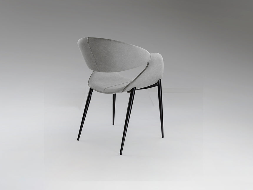 Sillón Schuller Giro negro y gris madera 56x81cm 629140 - imagen 5