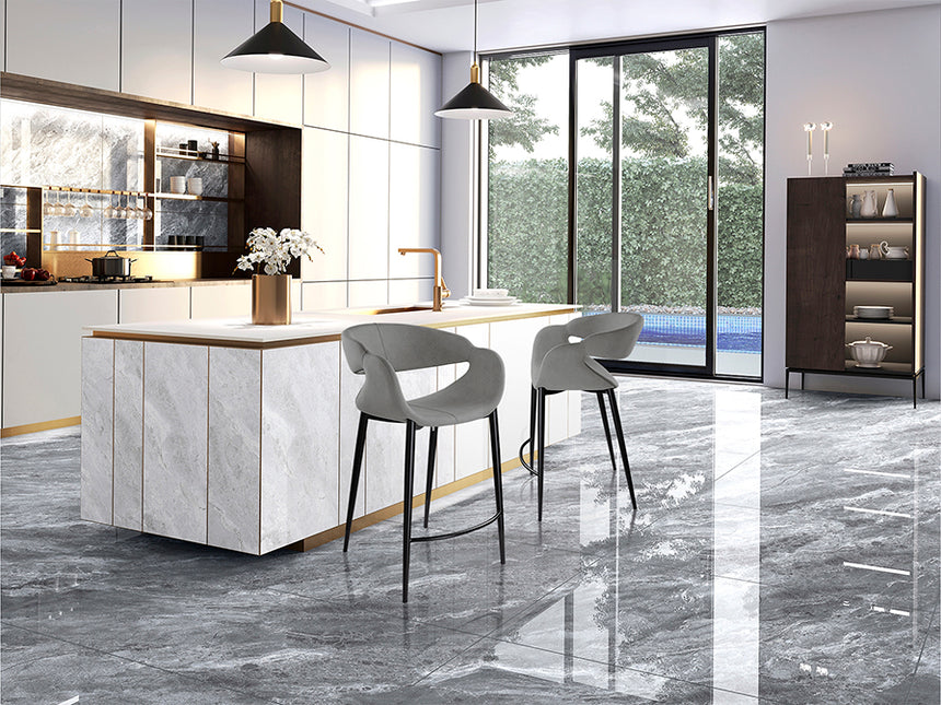 Schuller Giro Taburete gris Claro negro 629362