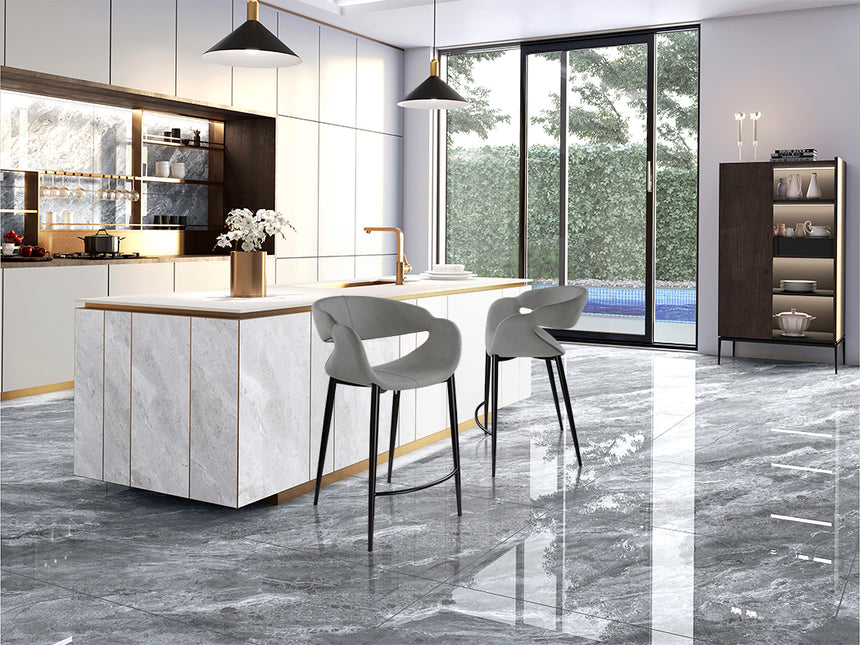 Schuller Giro Taburete gris Claro negro 629362