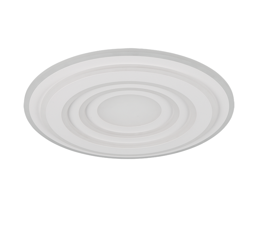 Plafón de techo Trio Costa LED blanco mate CCT Ø48cm 633510131
