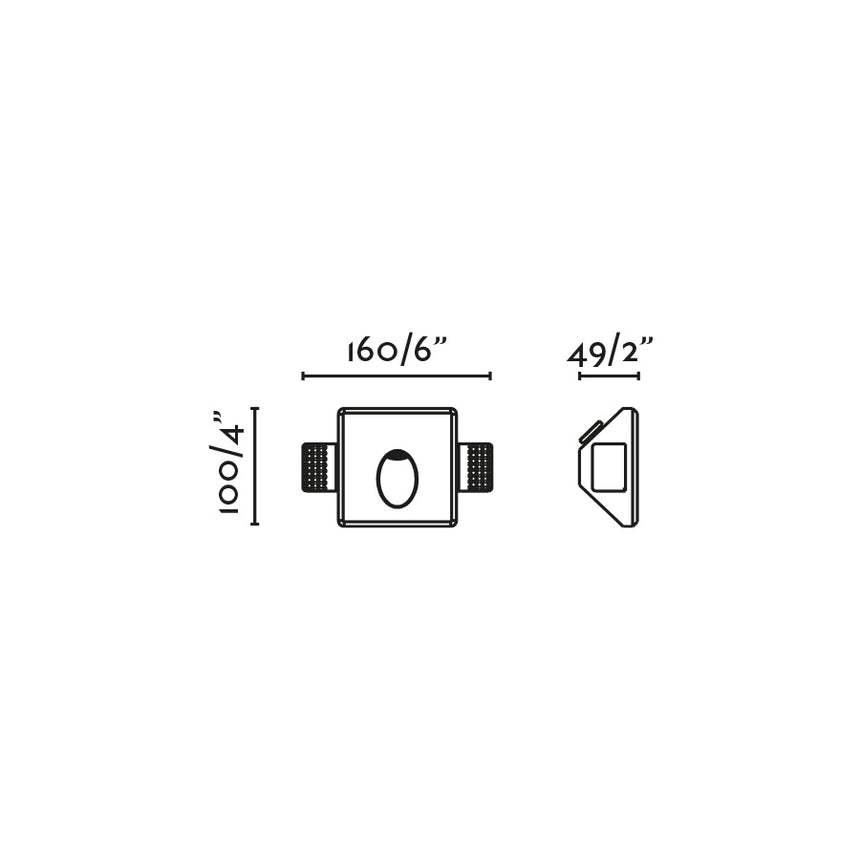 Empotrable de pared Faro Tuk LED blanco 2700K IP20 35° 63425 - imagen 3