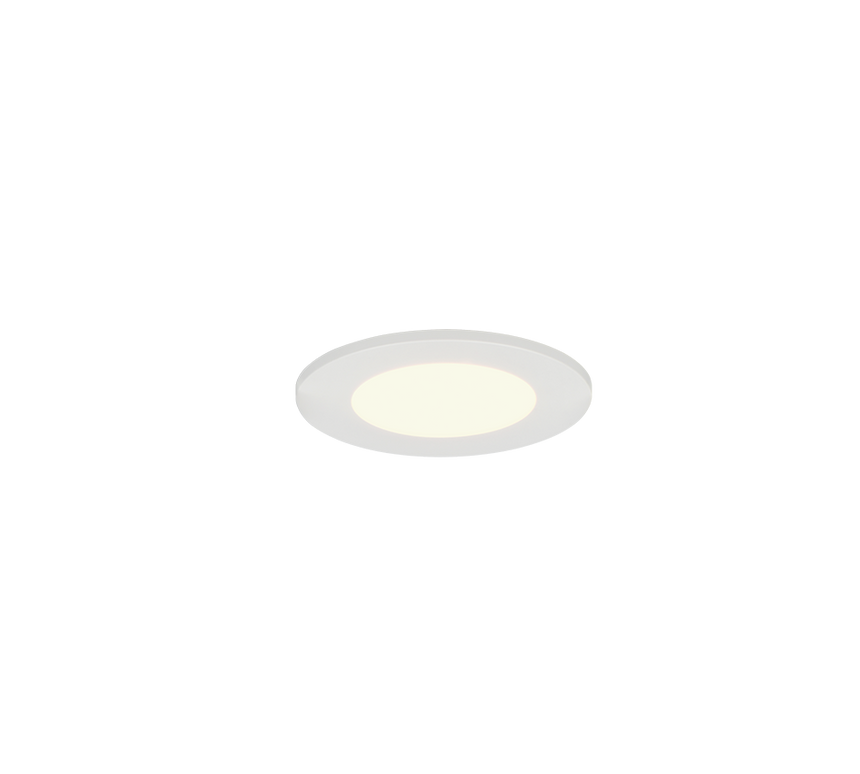 Plafón de baño exterior Trio Himal LED blanco IP65 Ø8,5cm 635110101