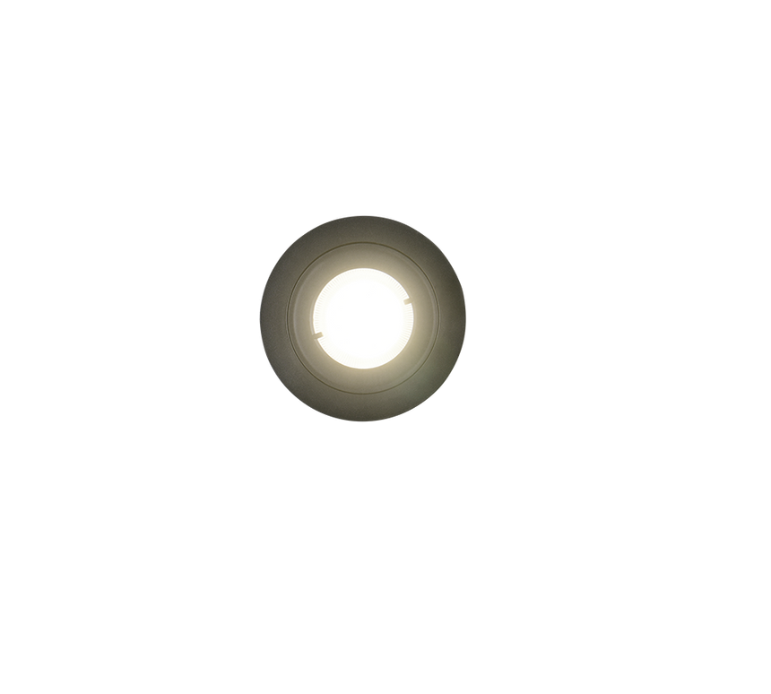 Plafón de techo exterior Trio Lamont LED negro mate 4000K IP65 Ø8,2cm 635314132
