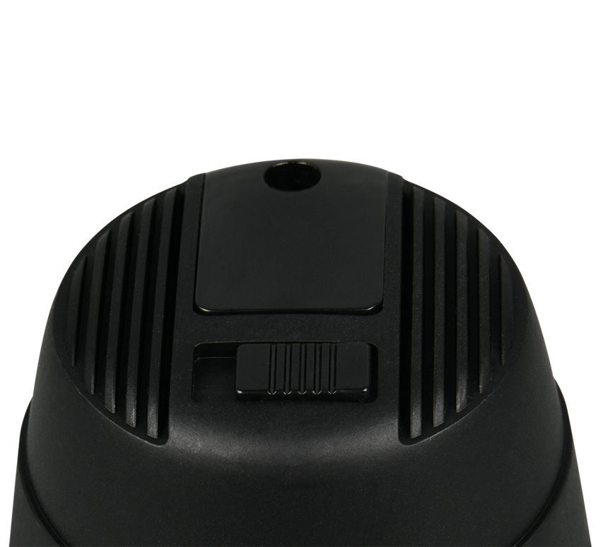 Plafón de baño Trio Virunga LED negro mate IP44 Ø11cm 635410132