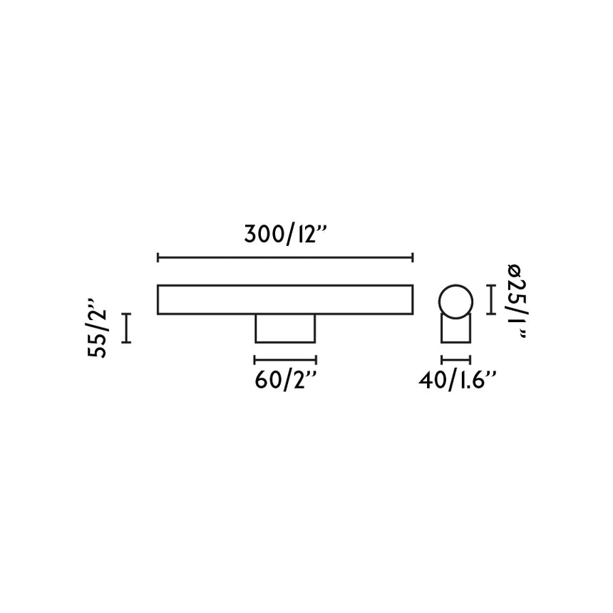 Lámpara de pared aplique Faro Calma s14d LED azul 2700K IP44 63550