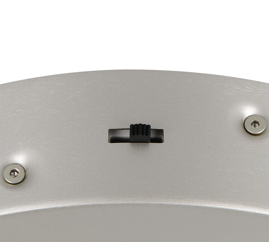 Plafón de techo Trio Amador LED níquel mate Ø45cm 635510107