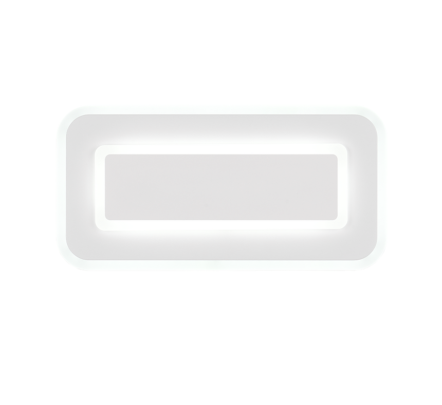 Plafón de techo Trio Riva LED blanco mate CCT 40cm 636714131