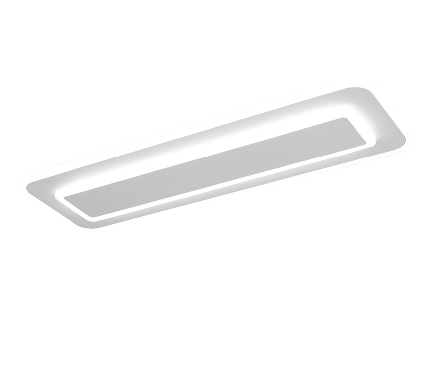 Plafón de techo Trio Riva LED blanco mate CCT 60cm 636716131