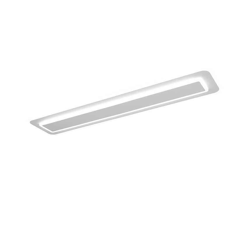 Plafón de techo Trio Riva grande LED blanco mate CCT 90cm 636719131