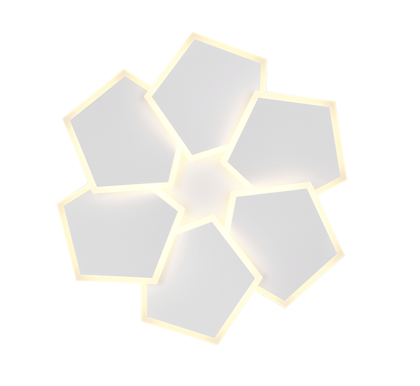 Plafón de techo Trio Zaya LED blanco mate CCT Ø50,5cm 636810631