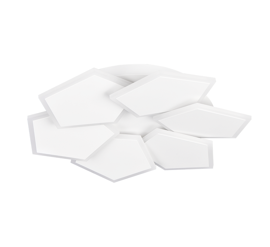 Plafón de techo Trio Zaya LED blanco mate CCT Ø50,5cm 636810631
