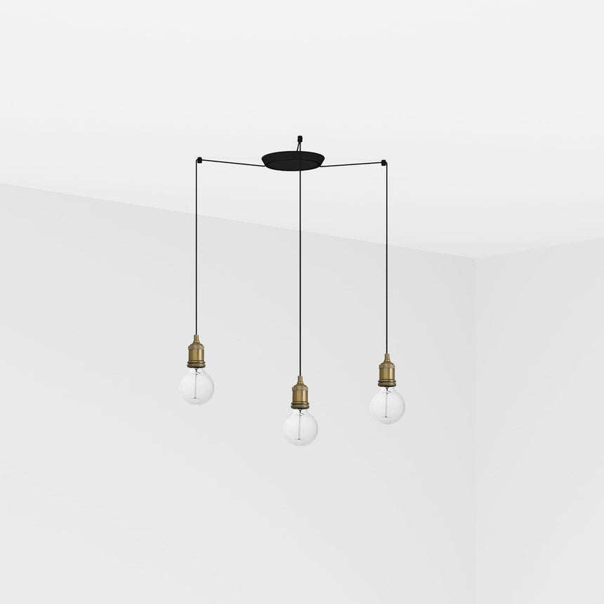 Faro ART 3L Old gold pendant lamp 64137-3L