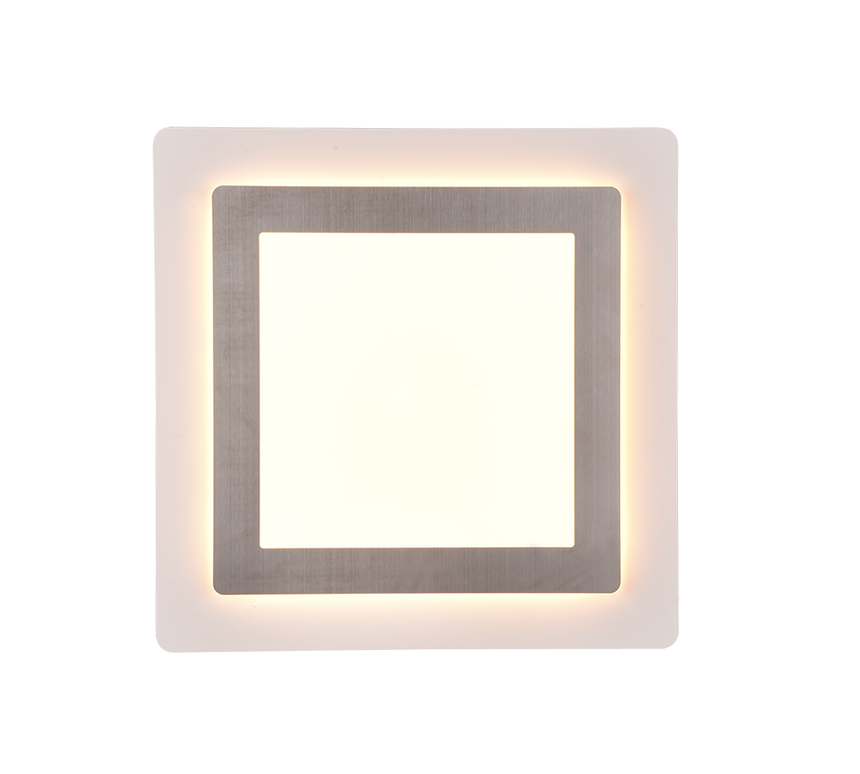 Plafón de techo Trio Morgan LED níquel mate CCT 45cm 641510207