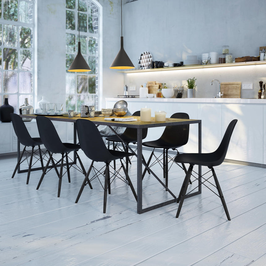 Faro PAM 250 Lámpara colgante negra y oro 64162