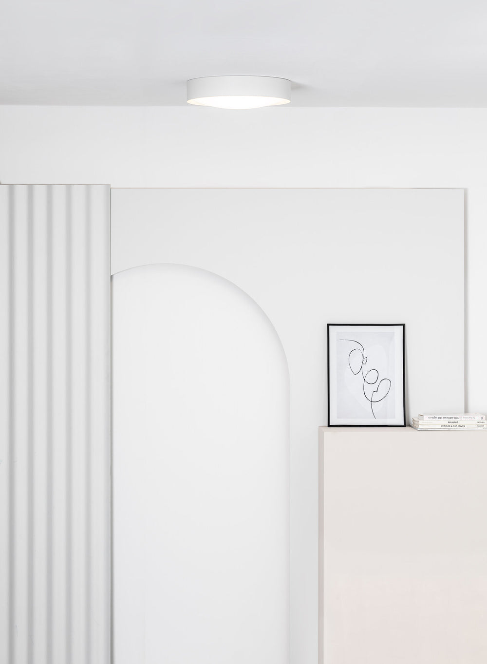 Faro VUK White ceiling lamp 64188