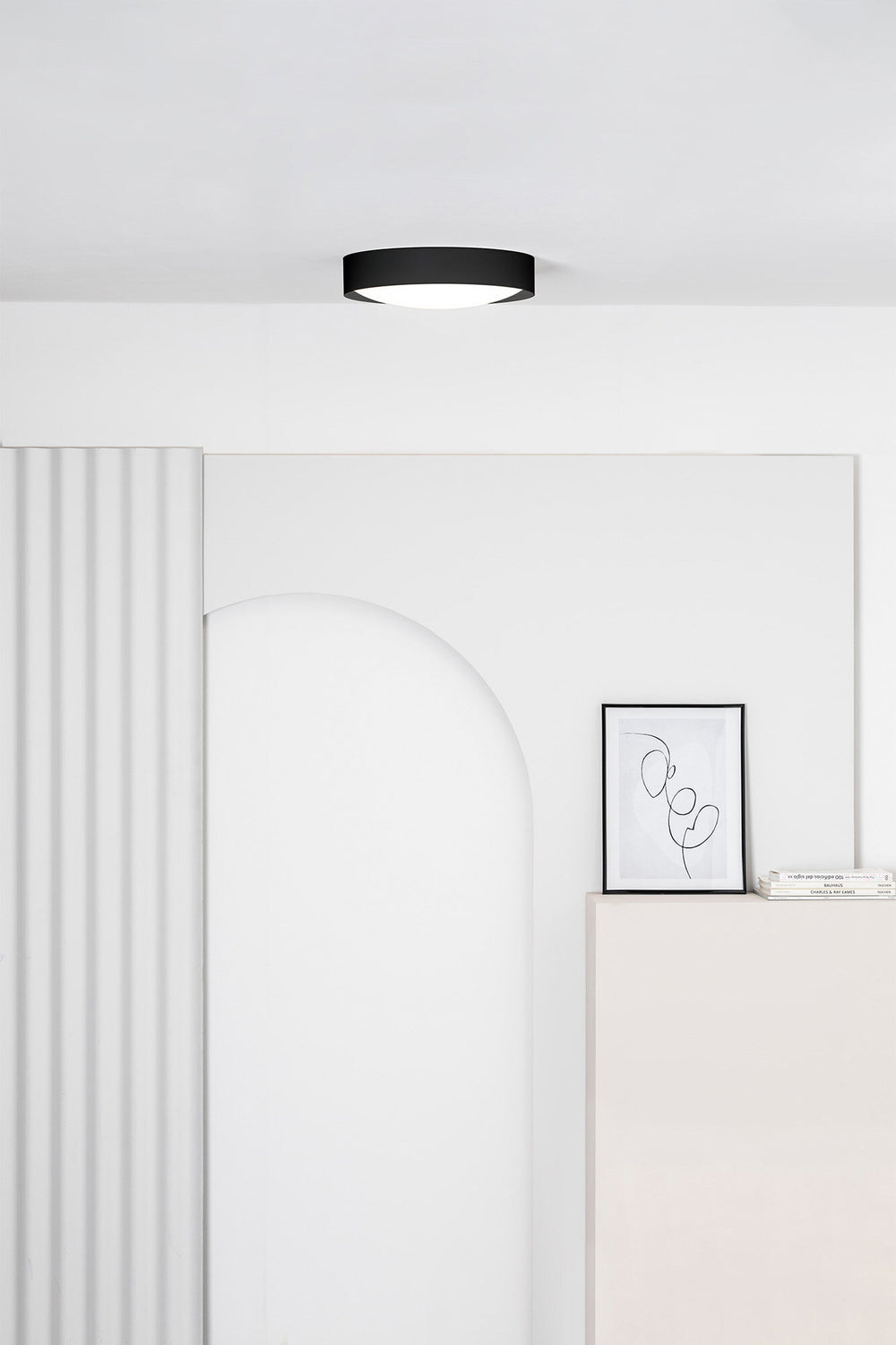 Faro VUK Black ceiling lamp 64188N