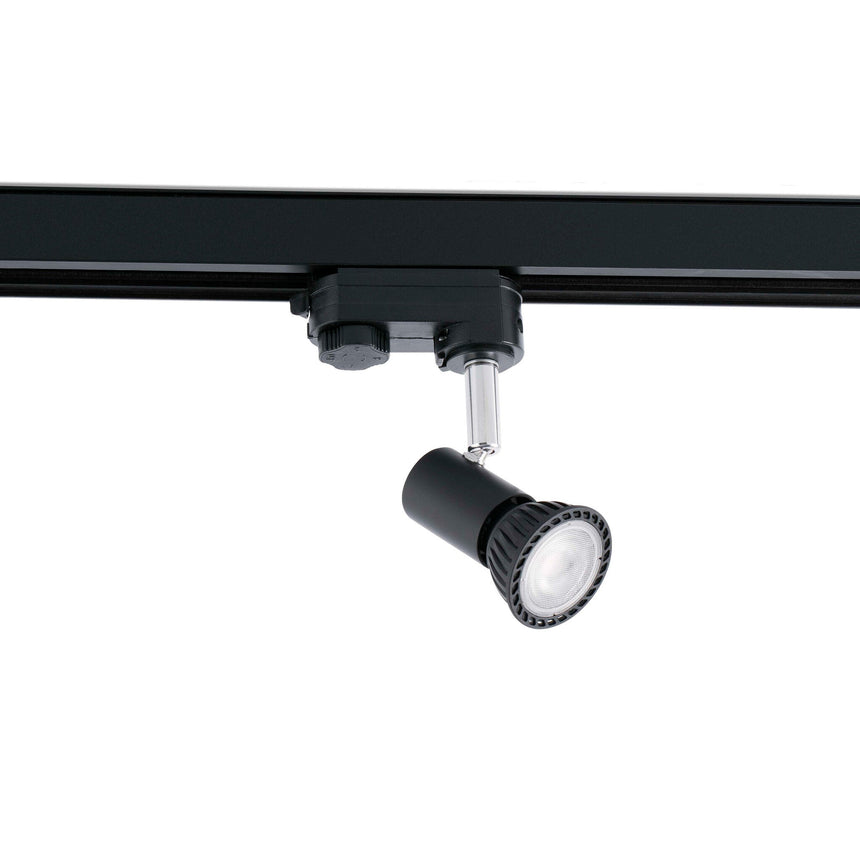 Foco de carril Faro Plot GU10 negro mate — ref. 64203 (1)