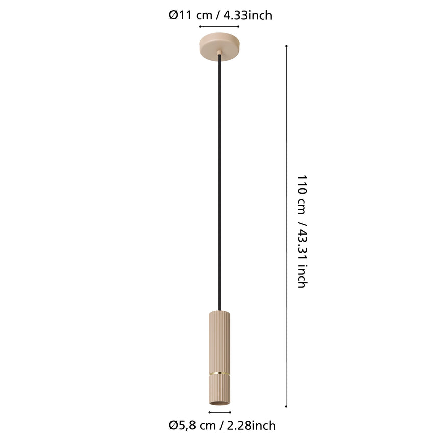 EGLO COLGANTE CAMINIA ARENA 1XGU10 EGLO901151