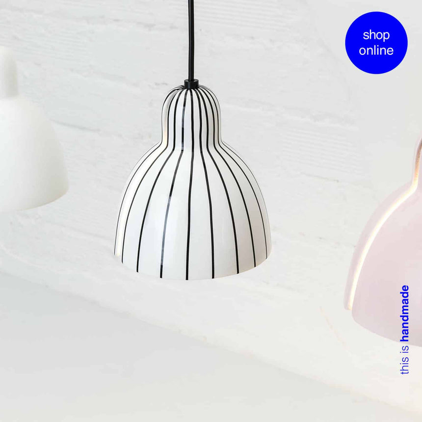 Faro VENICE striped pendant lamp 64258