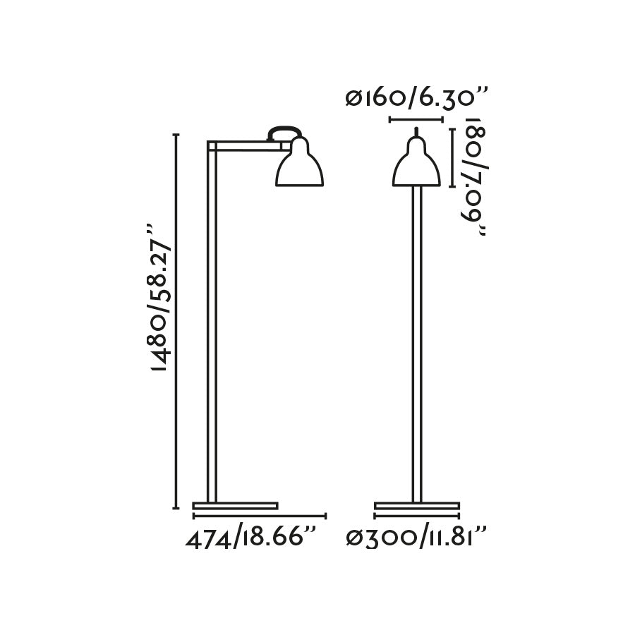 Faro VENICE White living room floor lamp 64275-111