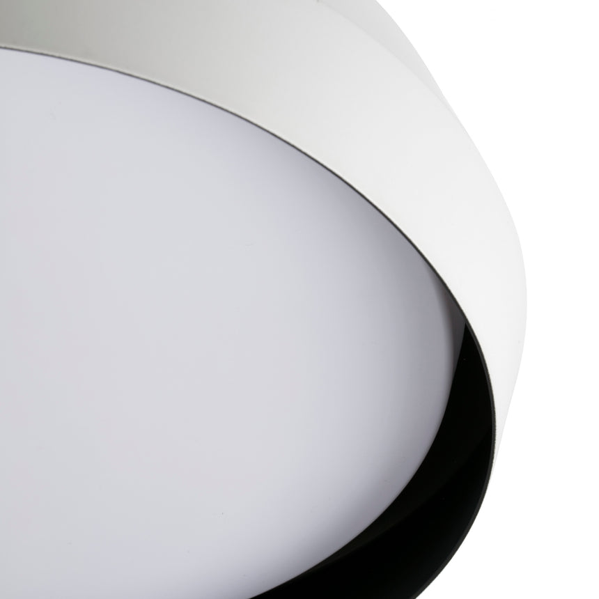 Faro SHOKU 350 white/black wall/ceiling lamp 64278