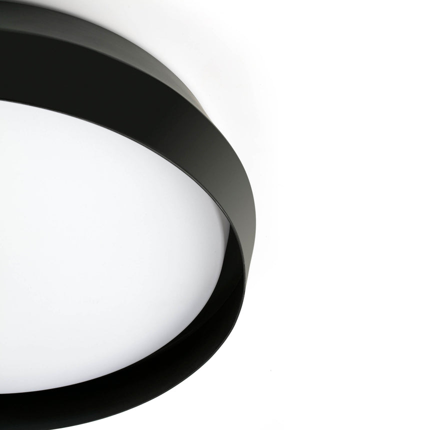 Faro SHOKU 350 black/black wall/ceiling lamp 64279