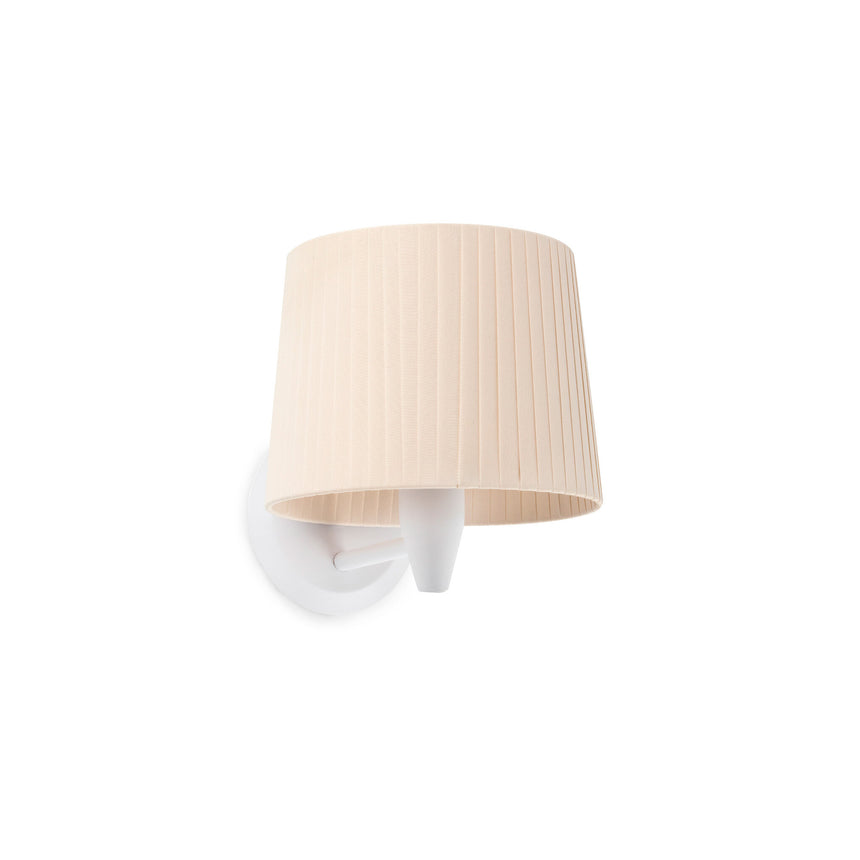 Faro SAMBA Lámpara aplique blanca/encintada beige 64306-35