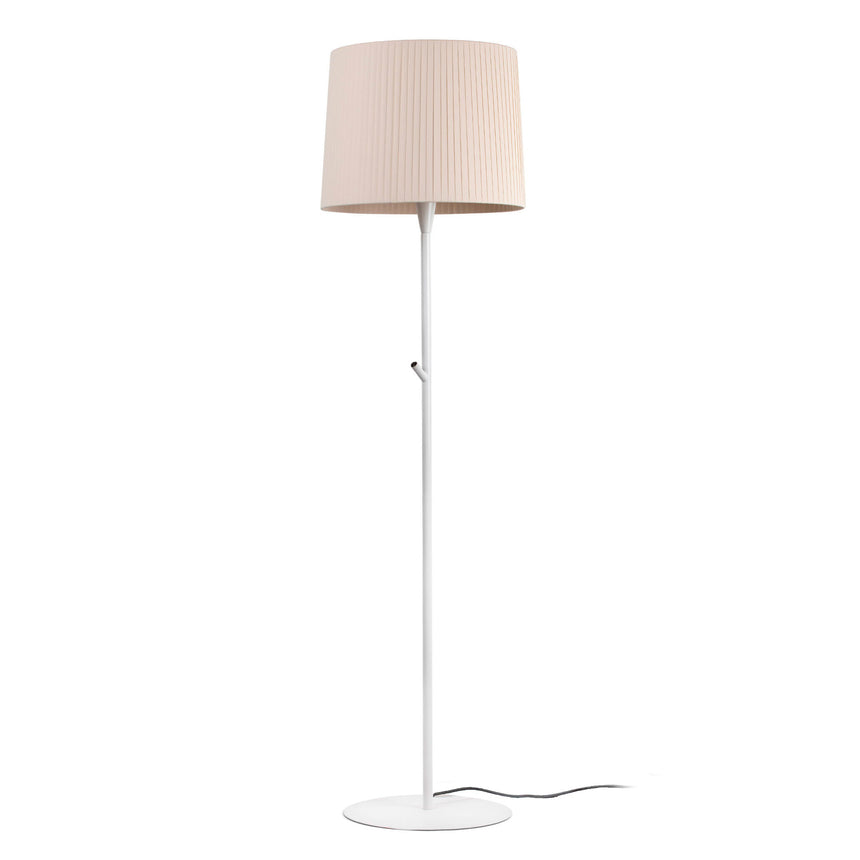 Faro SAMBA Lámpara de pie blanca/encintada beige 64312-41