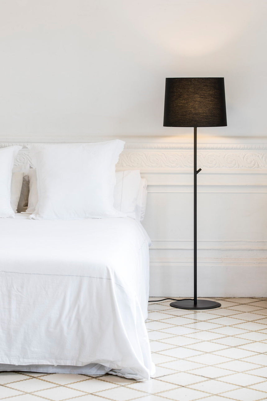 Faro CONGA Lámpara de pie negra/negra 64313-09